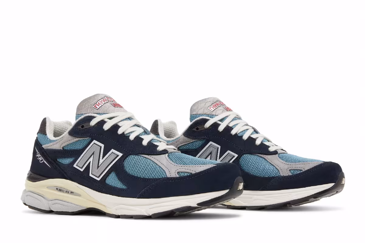 Teddy Santis x New Balance 990v3 Made in USA Navy, view 9