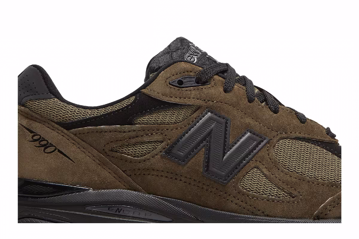 JJJJound x New Balance 990v3 Made in USA Brown, view 3