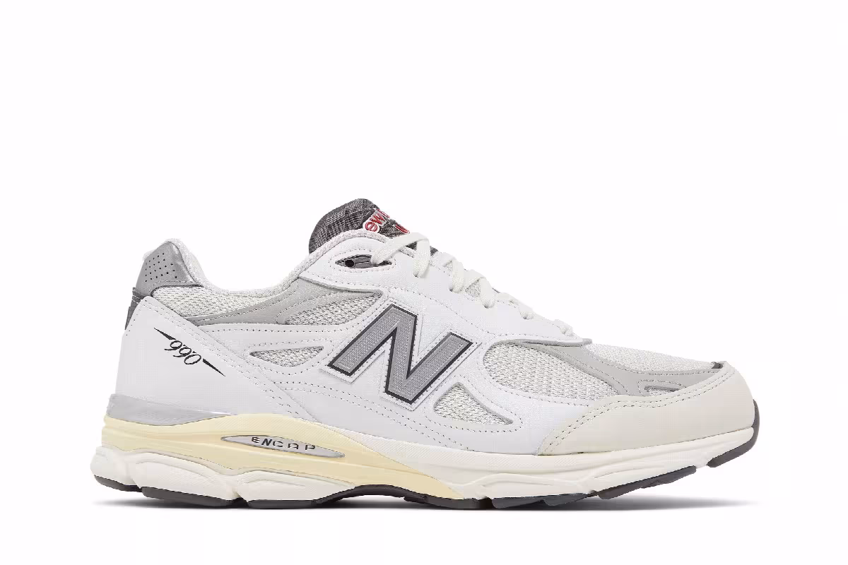 Teddy Santis x New Balance 990v3 Made in USA Sea Salt, view 2