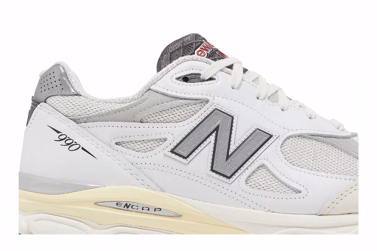 Teddy Santis x New Balance 990v3 Made in USA Sea Salt, view 3