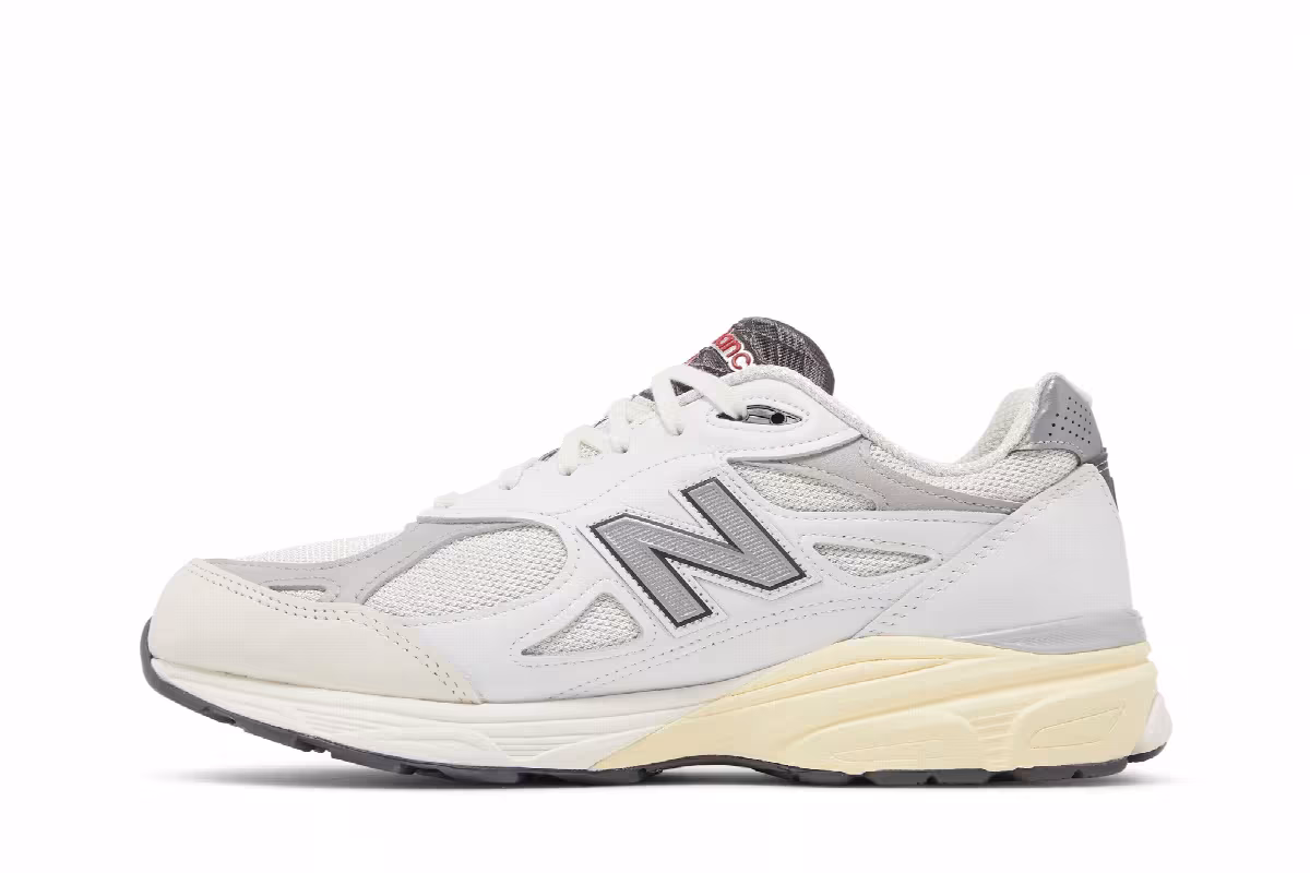 Teddy Santis x New Balance 990v3 Made in USA Sea Salt, view 4