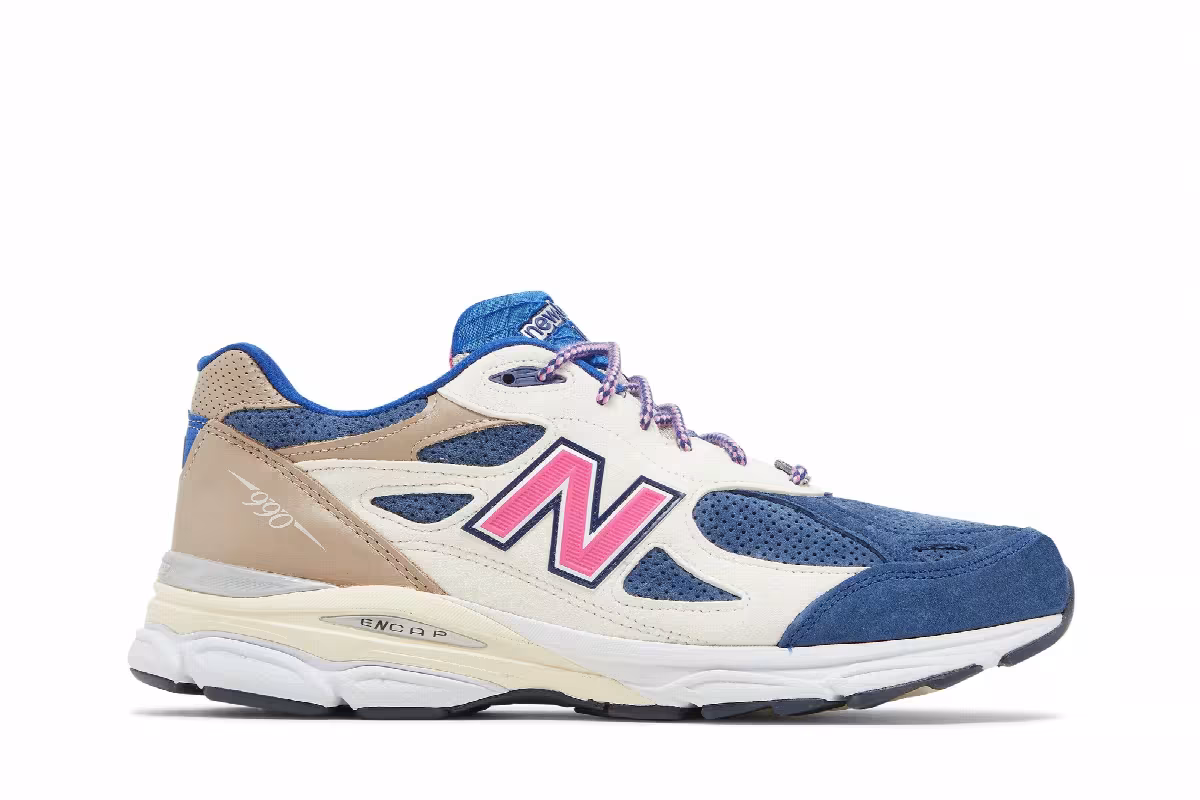 Kith x New Balance 990v3 Made In USA Daytona, view 2