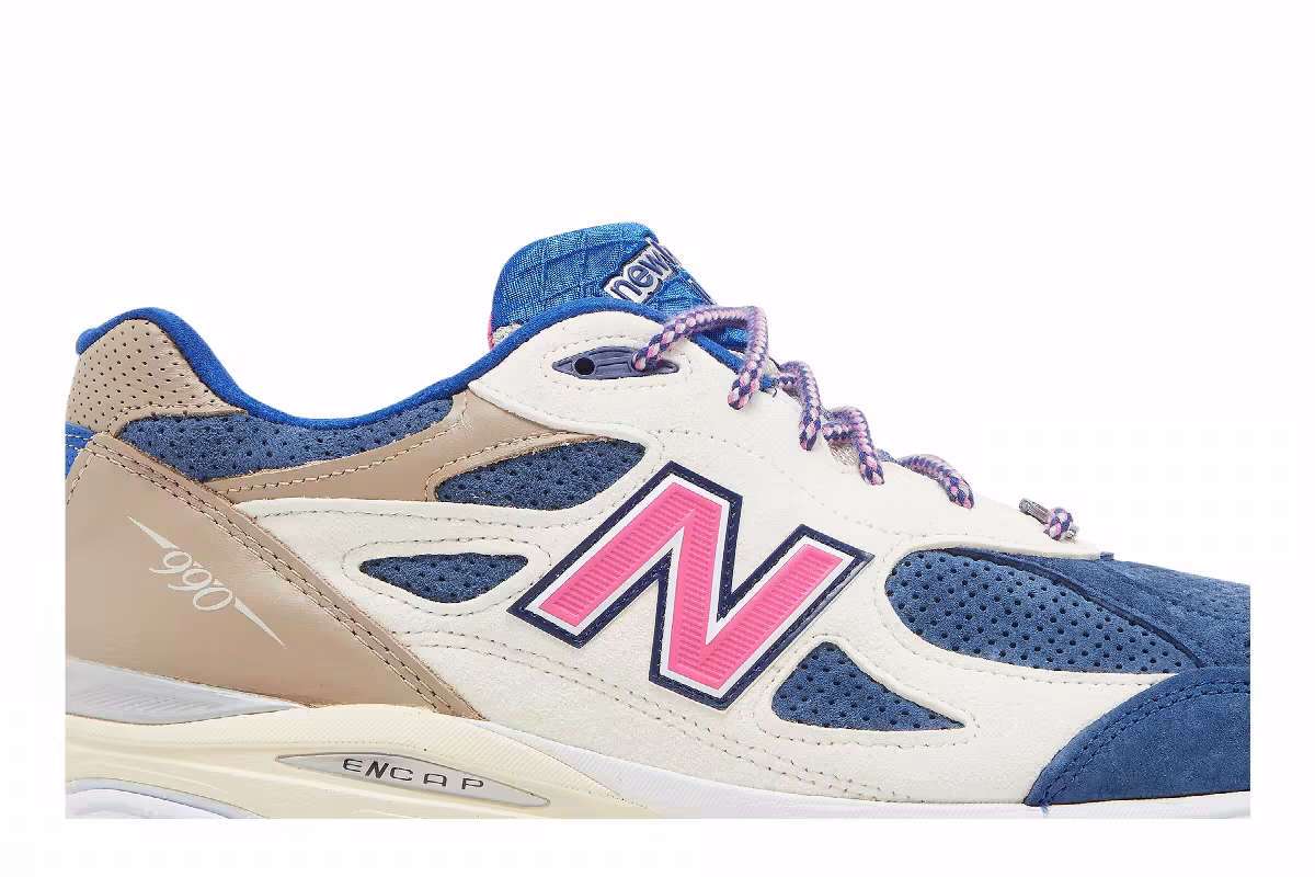 Kith x New Balance 990v3 Made In USA Daytona, view 3