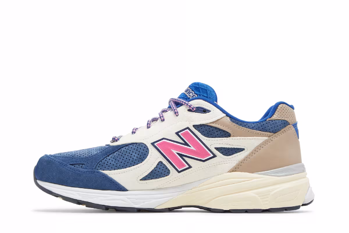 Kith x New Balance 990v3 Made In USA Daytona, view 4