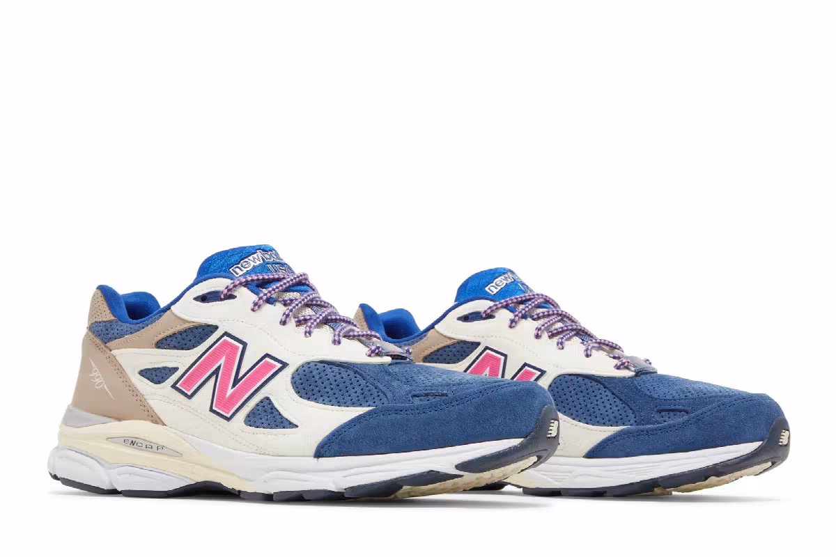 Kith x New Balance 990v3 Made In USA Daytona, view 9