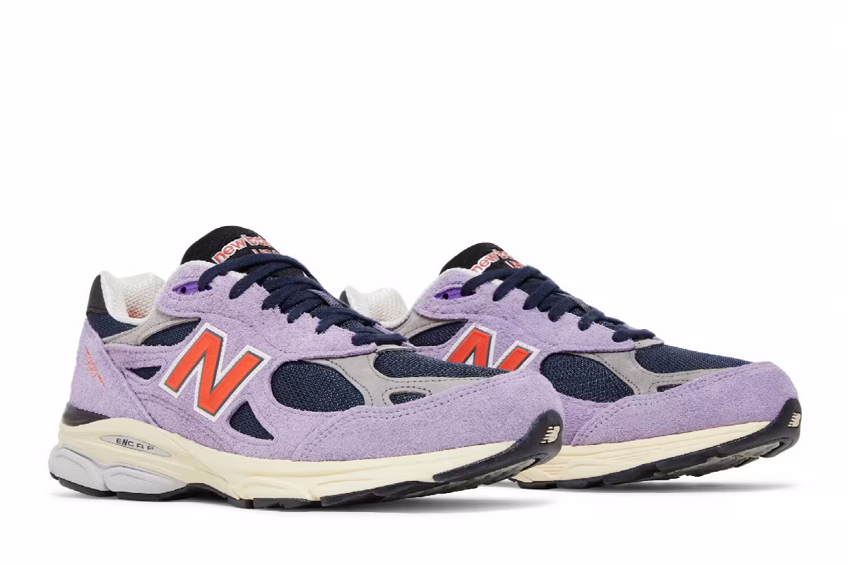 Teddy Santis x New Balance 990v3 Made in USA Raw Amethyst, view 9