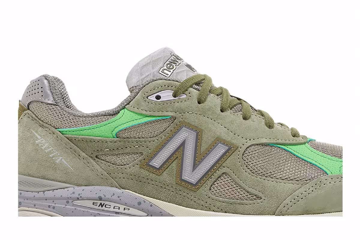 Patta x New Balance 990v3 Made in USA Keep Your Family Close, view 3