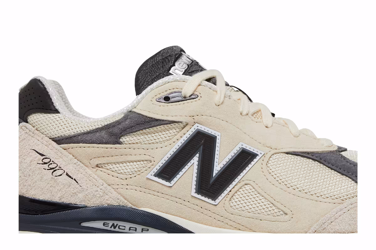 Teddy Santis x New Balance 990v3 Made in USA Moonbeam, view 3