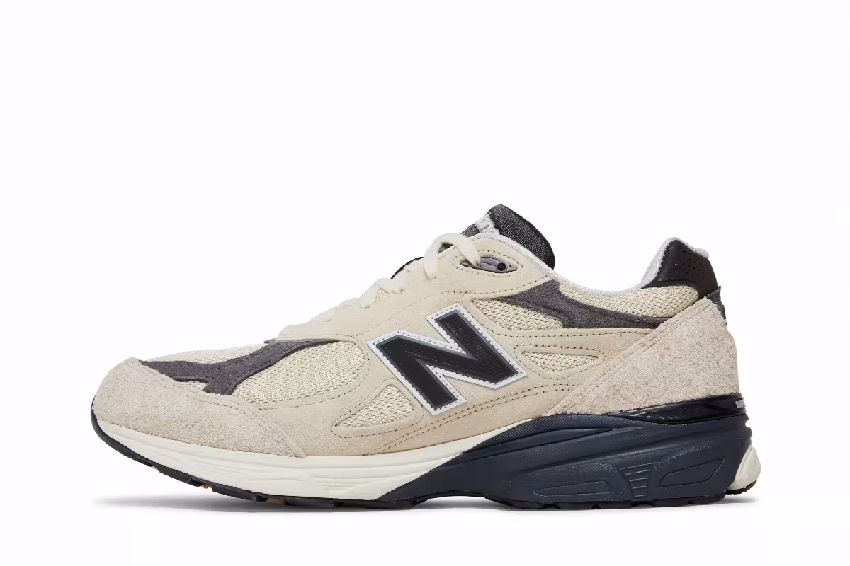 Teddy Santis x New Balance 990v3 Made in USA Moonbeam, view 4
