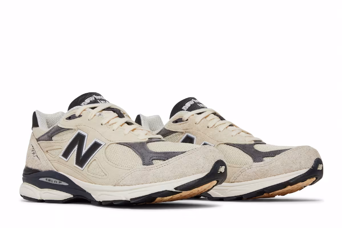 Teddy Santis x New Balance 990v3 Made in USA Moonbeam, view 9