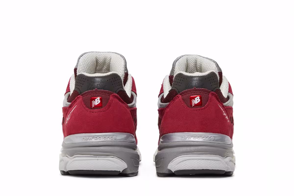 Teddy Santis x New Balance 990v3 Made in USA Scarlet Marblehead, view 7