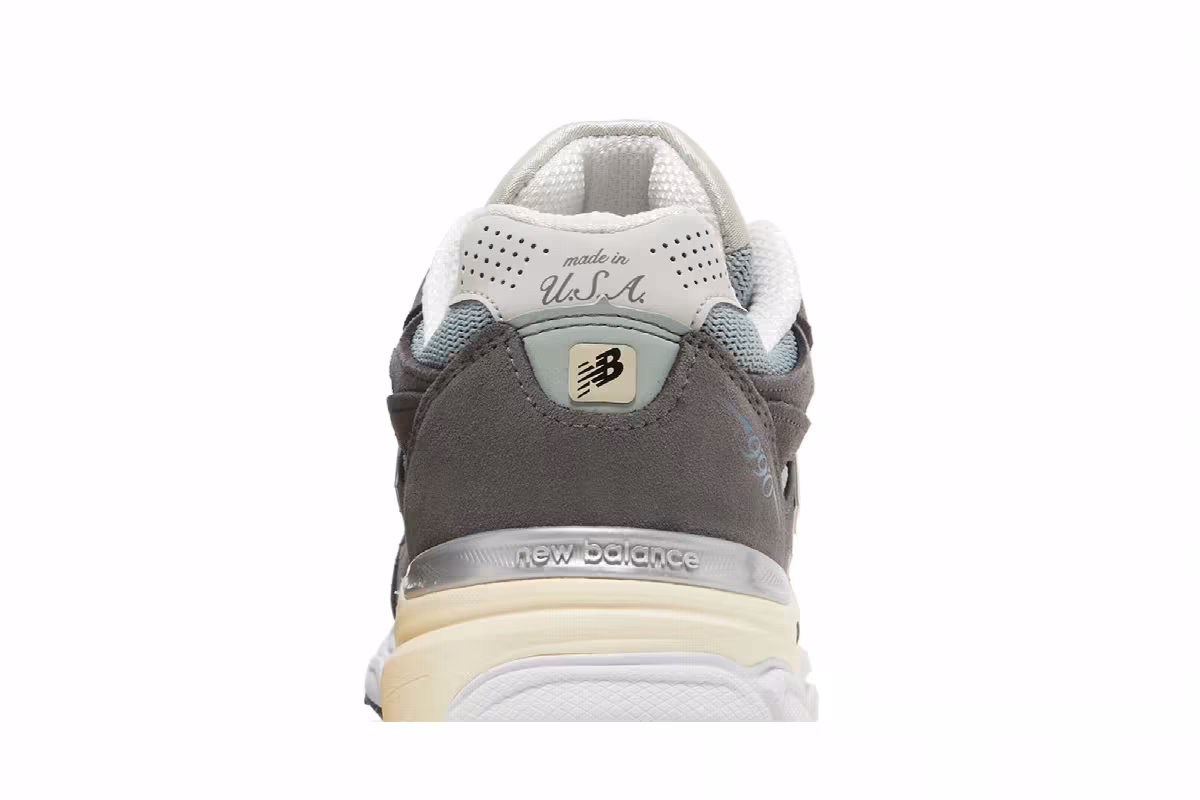 Kith x New Balance 990v3 Made in USA Steel Blue, view 8