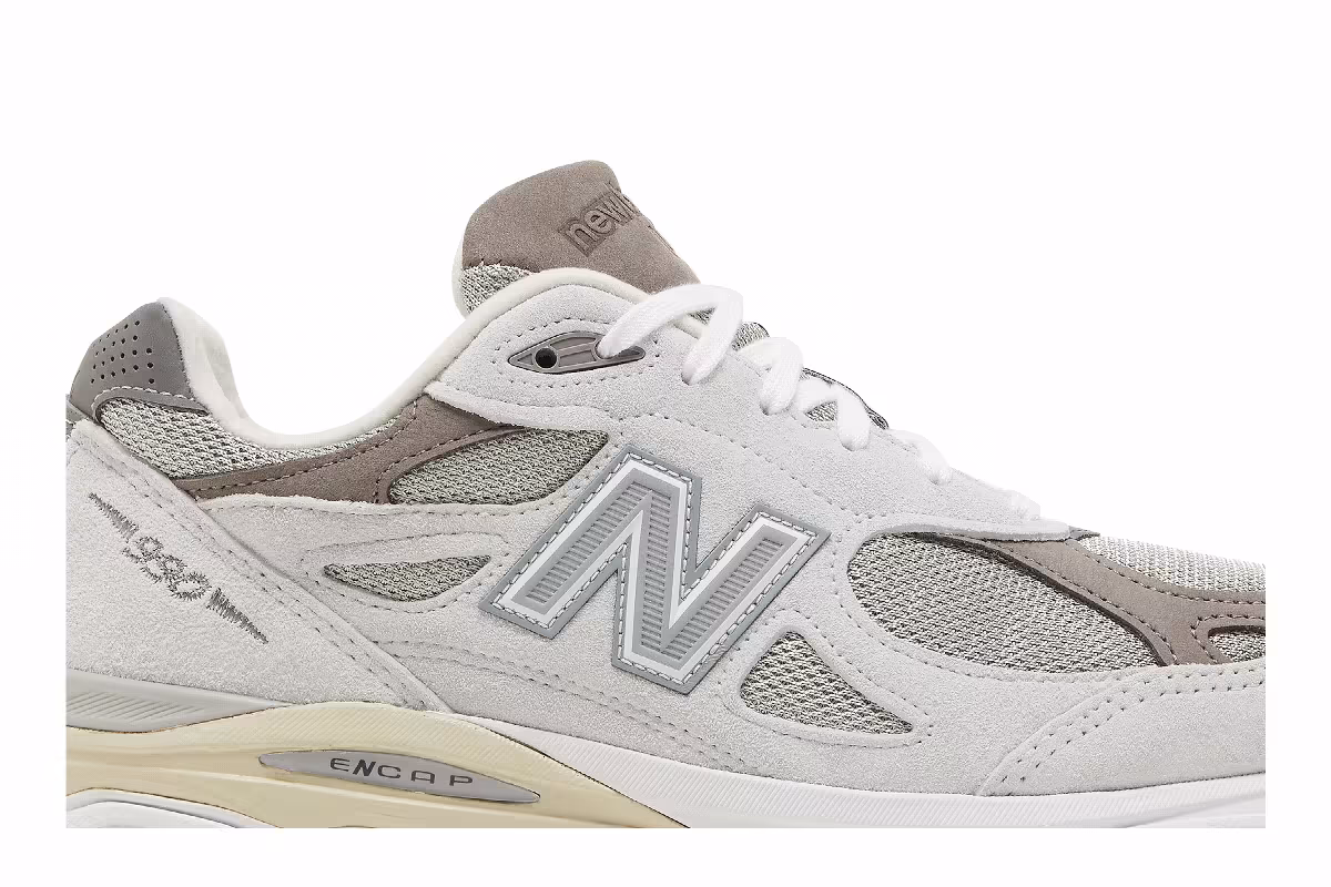 YCMC x New Balance 990v3 Made in USA Nimbus Cloud, view 3
