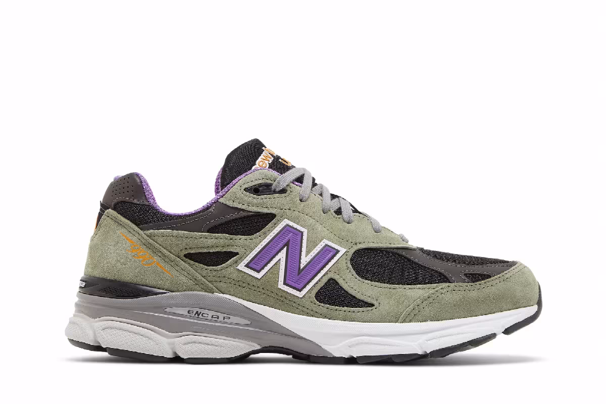 Teddy Santis x New Balance 990v3 Made In USA Olive Leaf, view 2