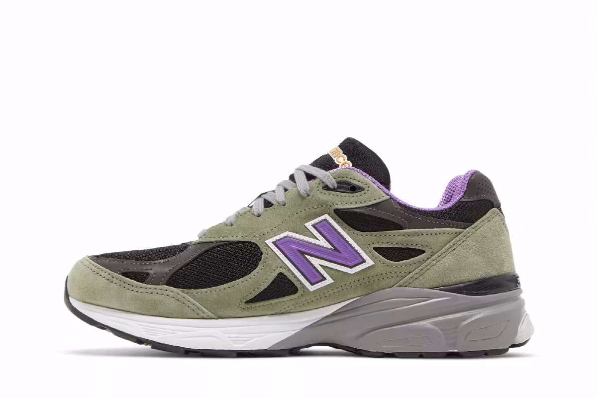 Teddy Santis x New Balance 990v3 Made In USA Olive Leaf, view 4