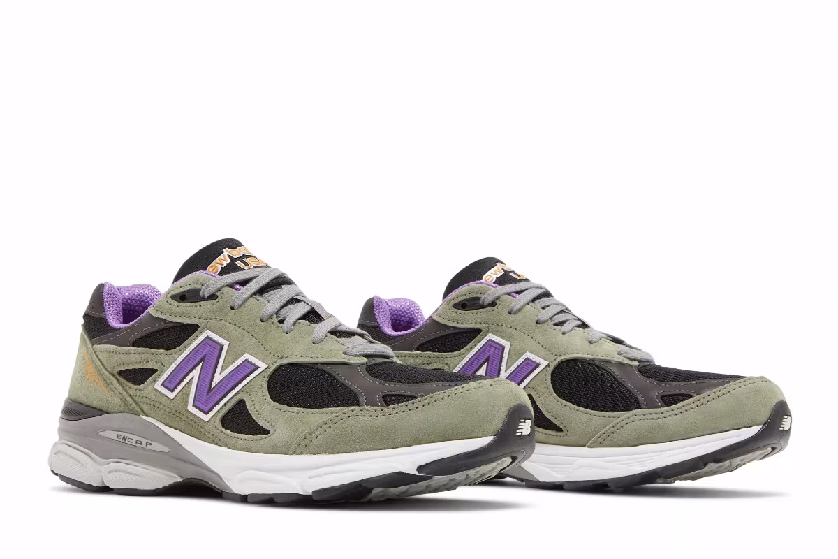 Teddy Santis x New Balance 990v3 Made In USA Olive Leaf, view 9