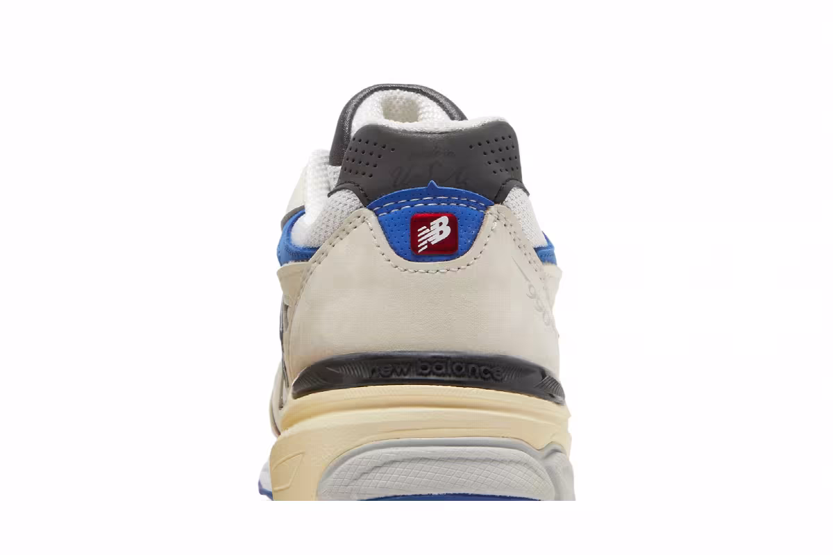 Teddy Santis x New Balance 990v3 Made in USA White Blue, view 8