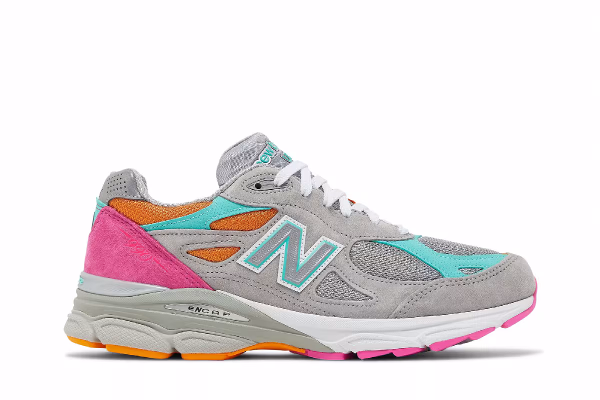 DTLR x New Balance 990v3 Made in USA Miami Drive, view 2