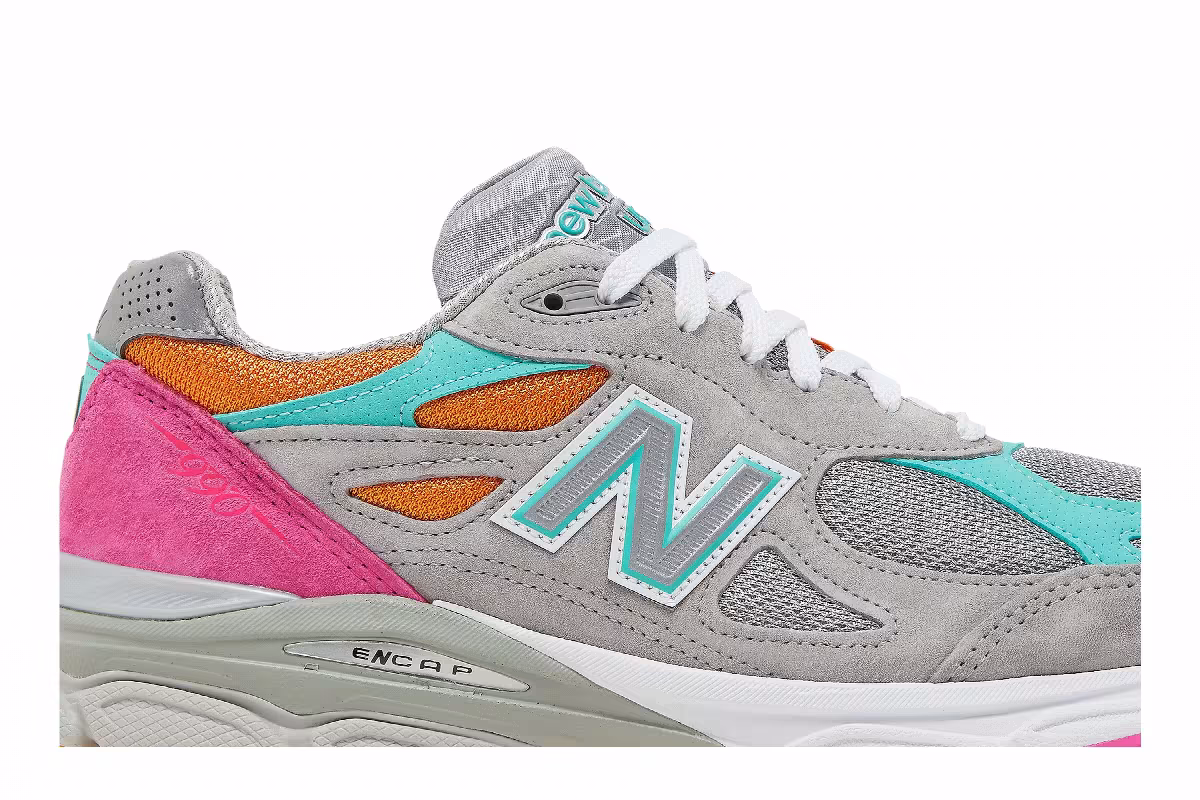 DTLR x New Balance 990v3 Made in USA Miami Drive, view 3