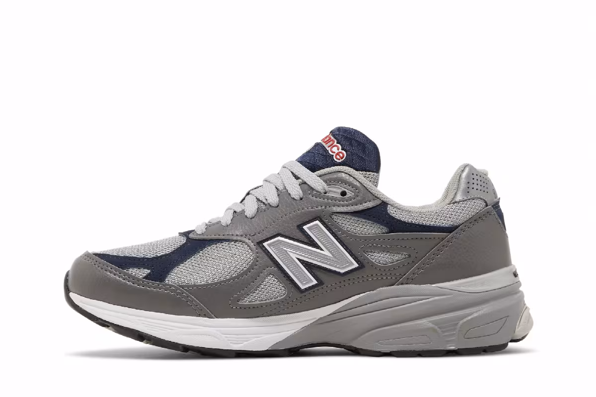 New Balance 990v3 Made in USA Elephant Grey, view 4