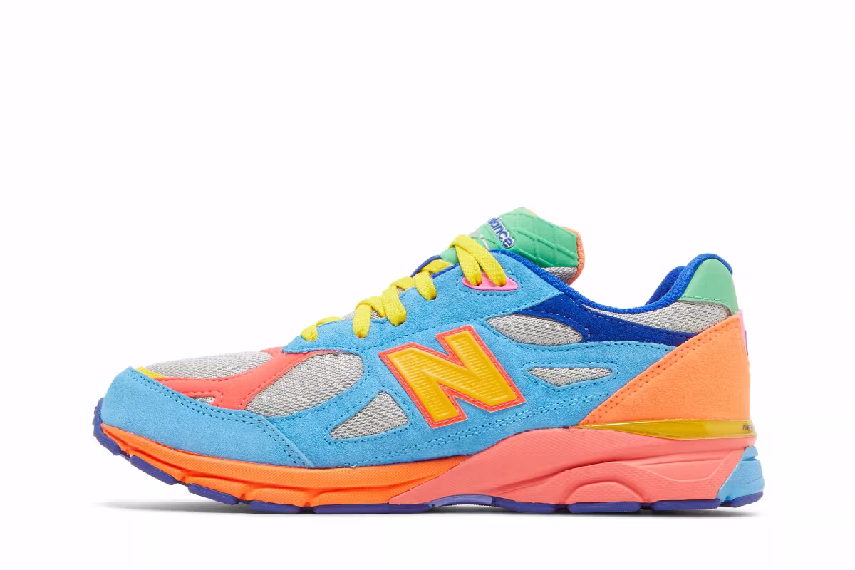 New Balance 990v3 Big Kid Wild Style, view 4
