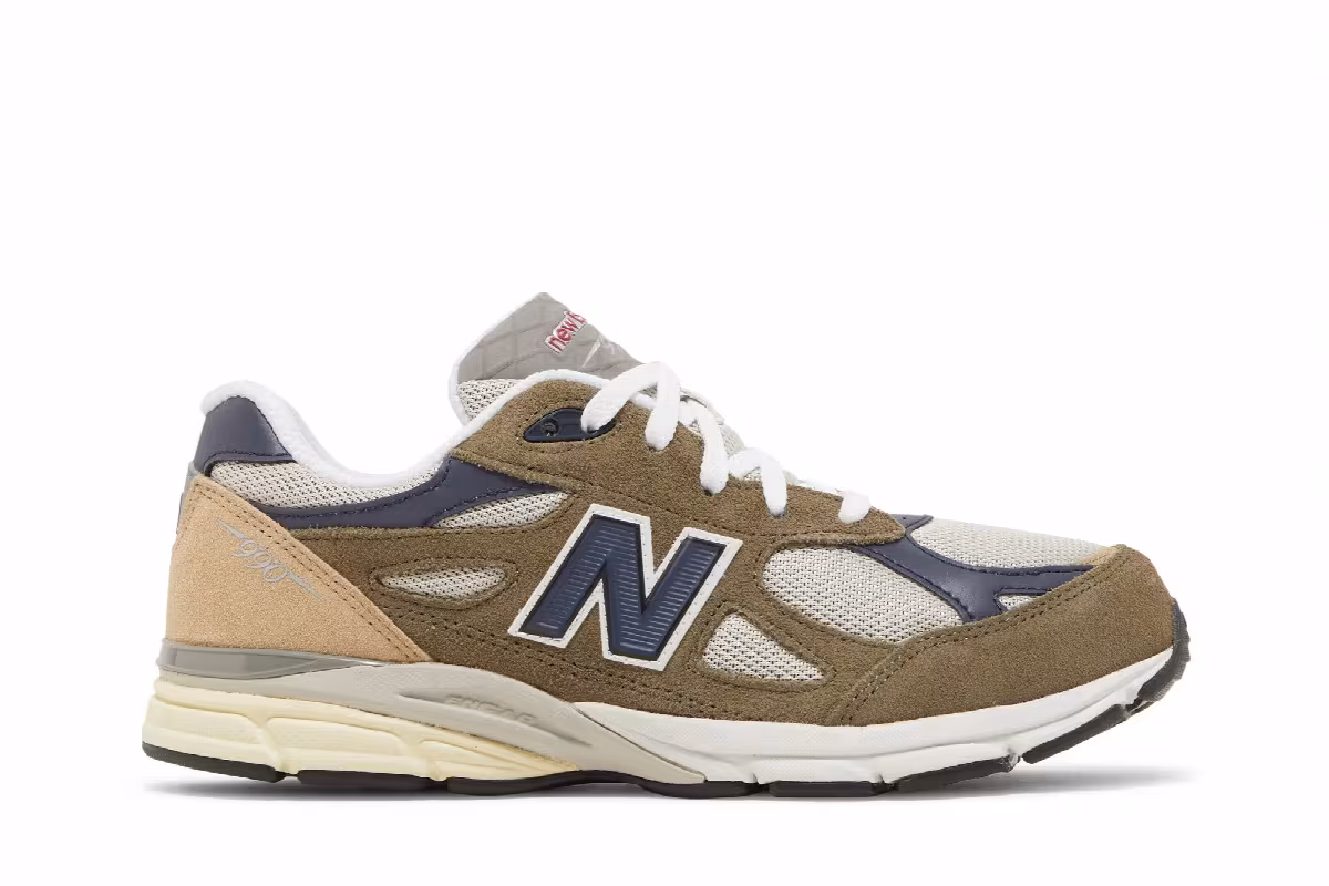 Teddy Santis x New Balance 990v3 Big Kid Dark Camo, view 2