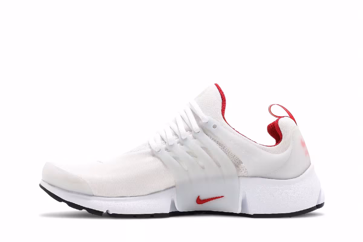 Nike Air Presto White University Red, view 4