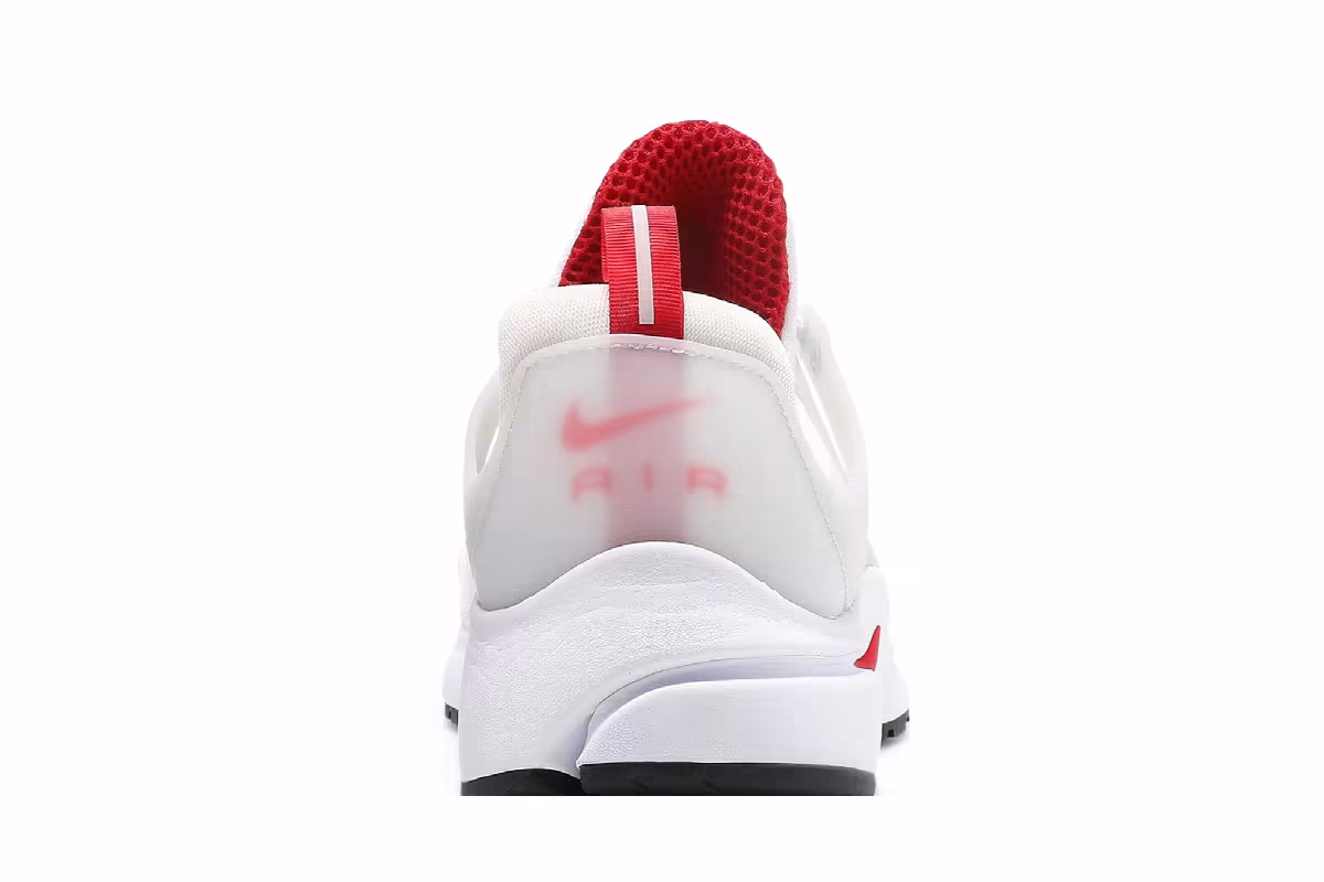 Nike Air Presto White University Red, view 8