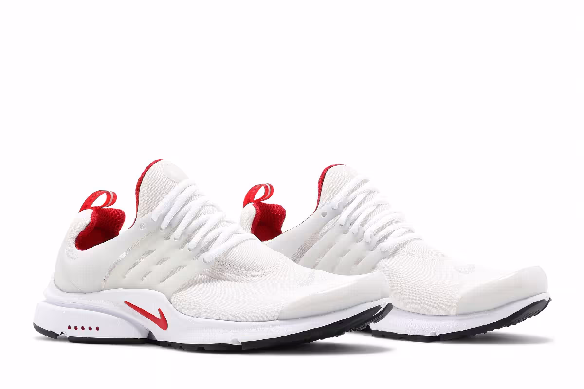 Nike Air Presto White University Red, view 9