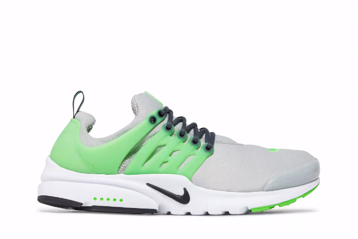 Nike Presto GS Light Smoke Grey Green Strike, view 2