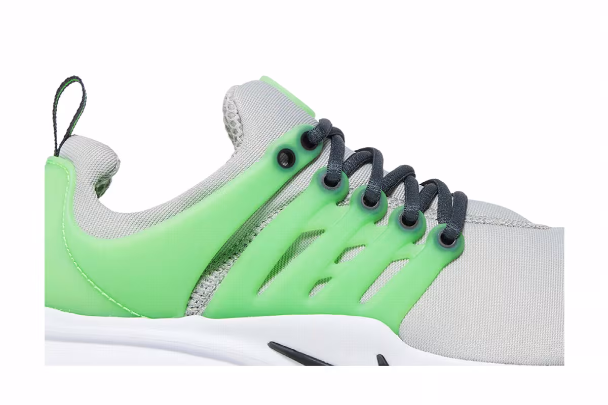 Nike Presto GS Light Smoke Grey Green Strike, view 3