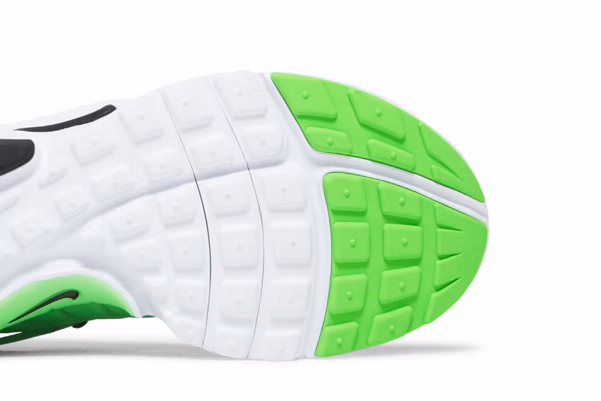Nike Presto GS Light Smoke Grey Green Strike, view 6