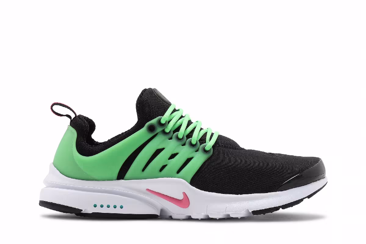 Nike Presto GS Black Green Strike, view 2