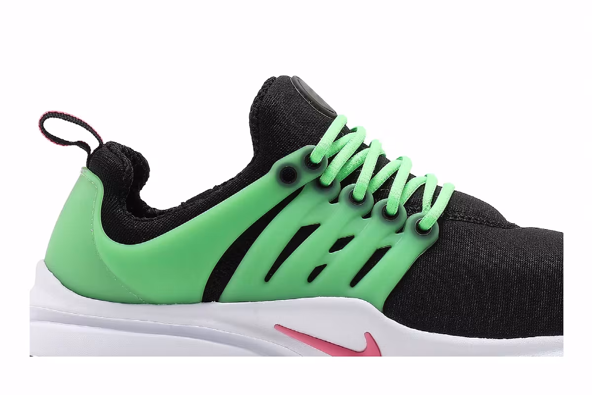 Nike Presto GS Black Green Strike, view 3