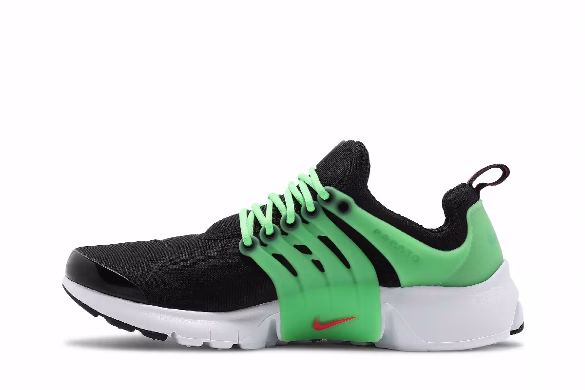 Nike Presto GS Black Green Strike, view 4