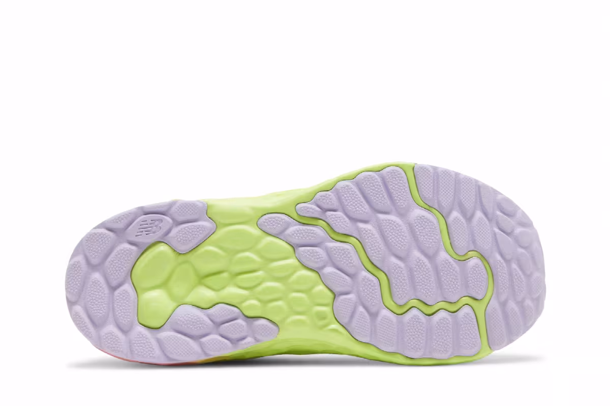 New Balance Fresh Foam Arishi v4 Bungee Lace Toddler Wide Light Aluminum Rainbow, view 5