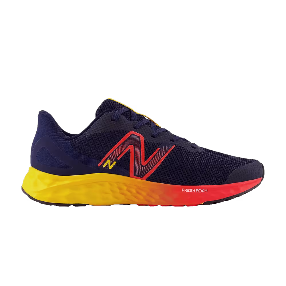 New Balance Fresh Foam Arishi v4 Big Kid Navy Red Egg Yolk