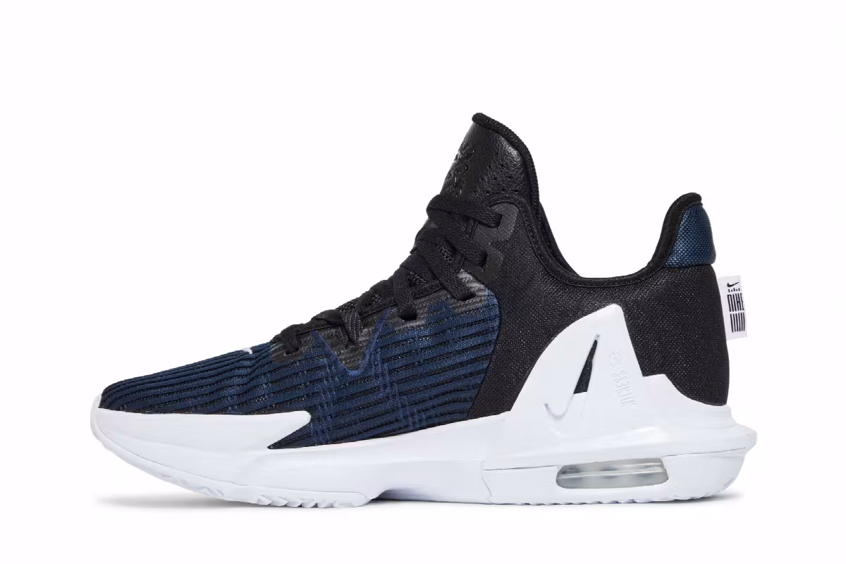 Nike LeBron Witness 6 Black Dark Obsidian, view 4