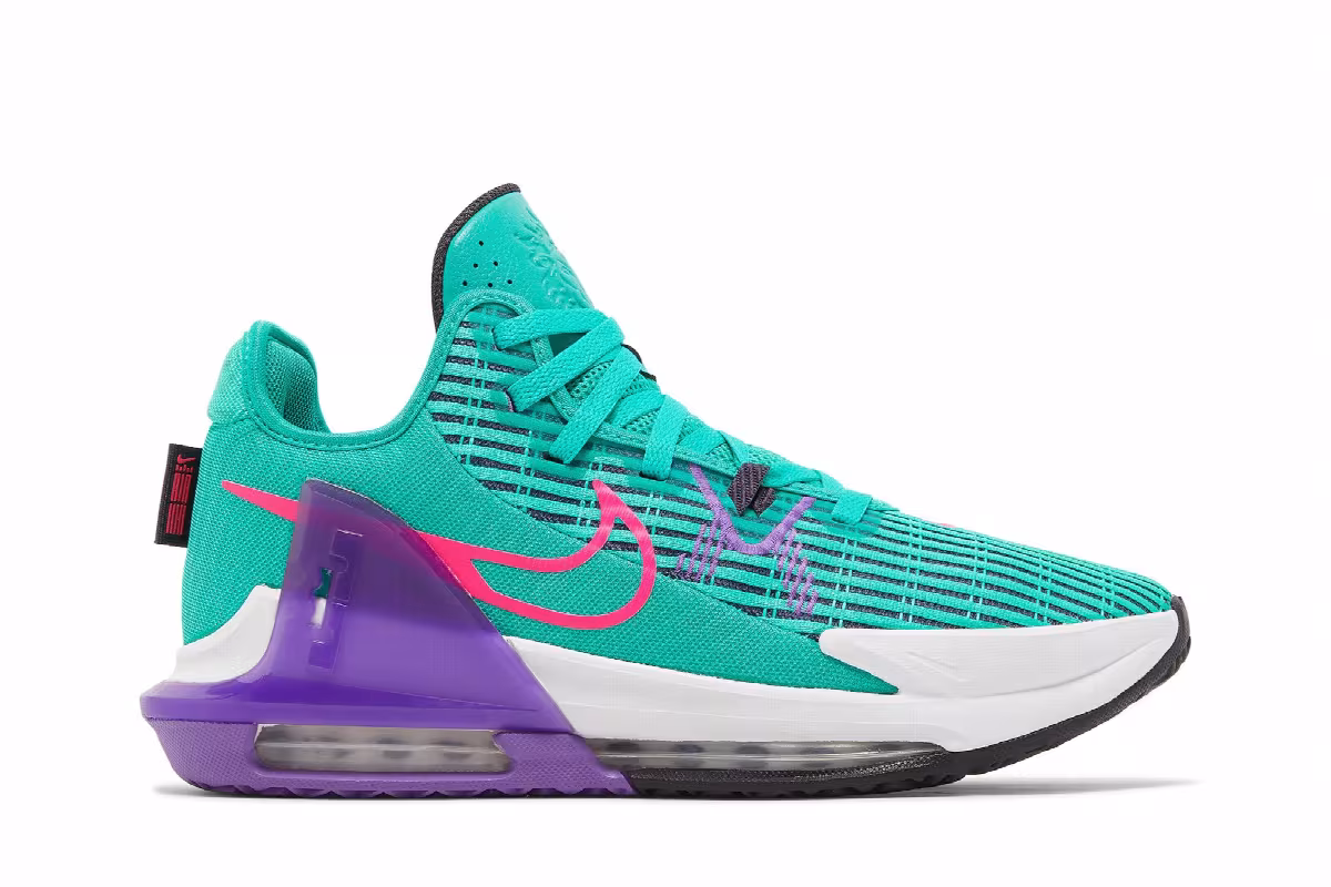 Nike LeBron Witness 6 Emerald Berry, view 2