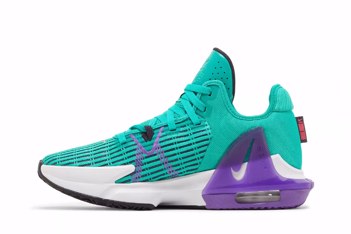 Nike LeBron Witness 6 Emerald Berry, view 4