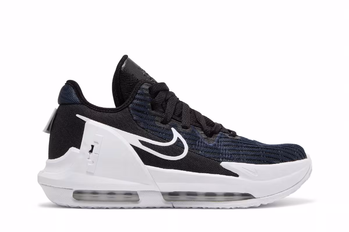 Nike LeBron Witness 6 GS Black Dark Obsidian, view 2