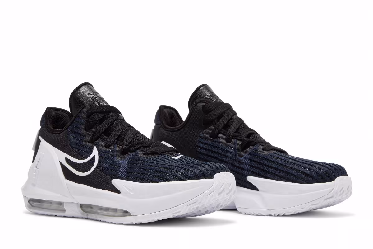 Nike LeBron Witness 6 GS Black Dark Obsidian, view 9