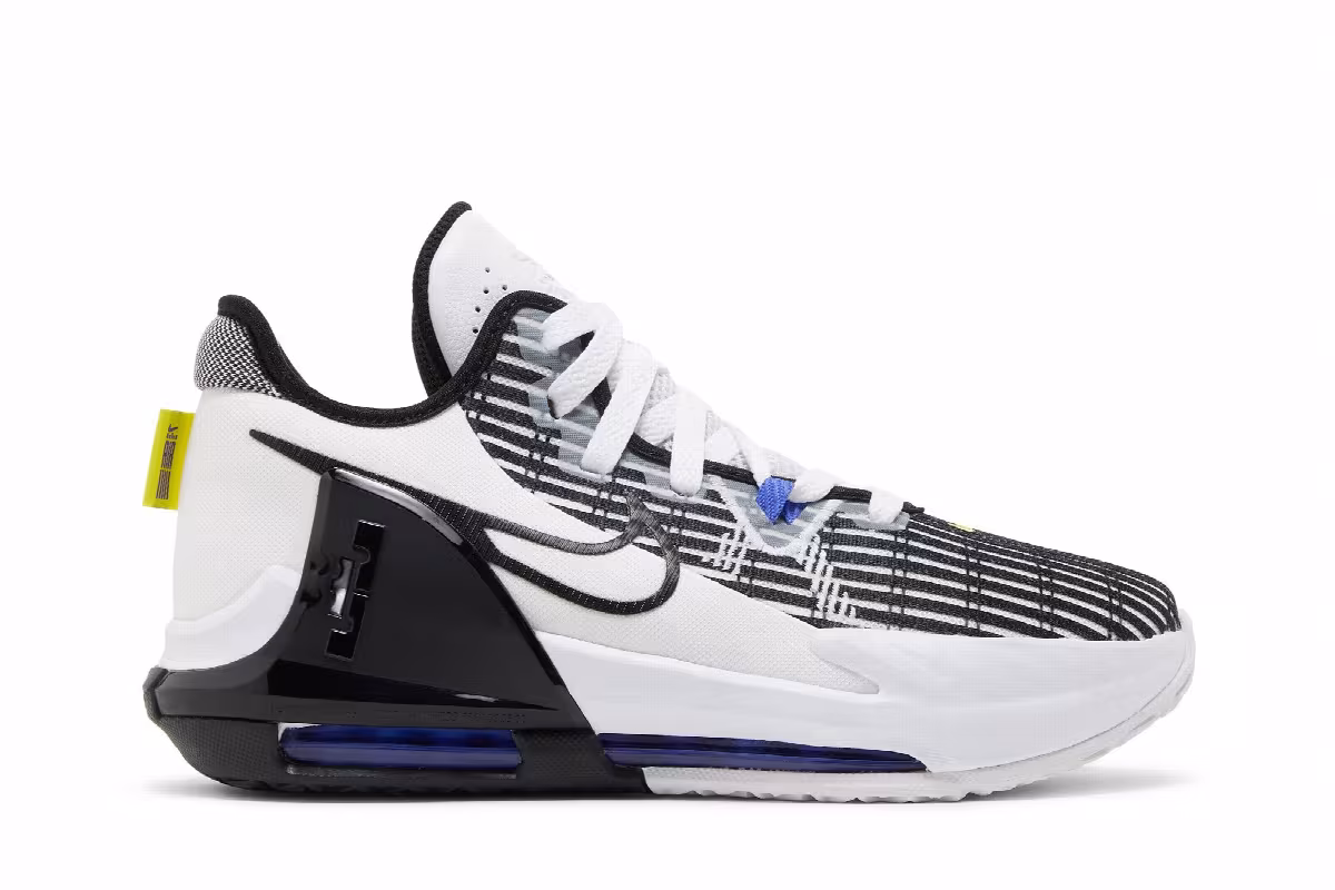 Nike LeBron Witness 6 GS White Persian Violet, view 2