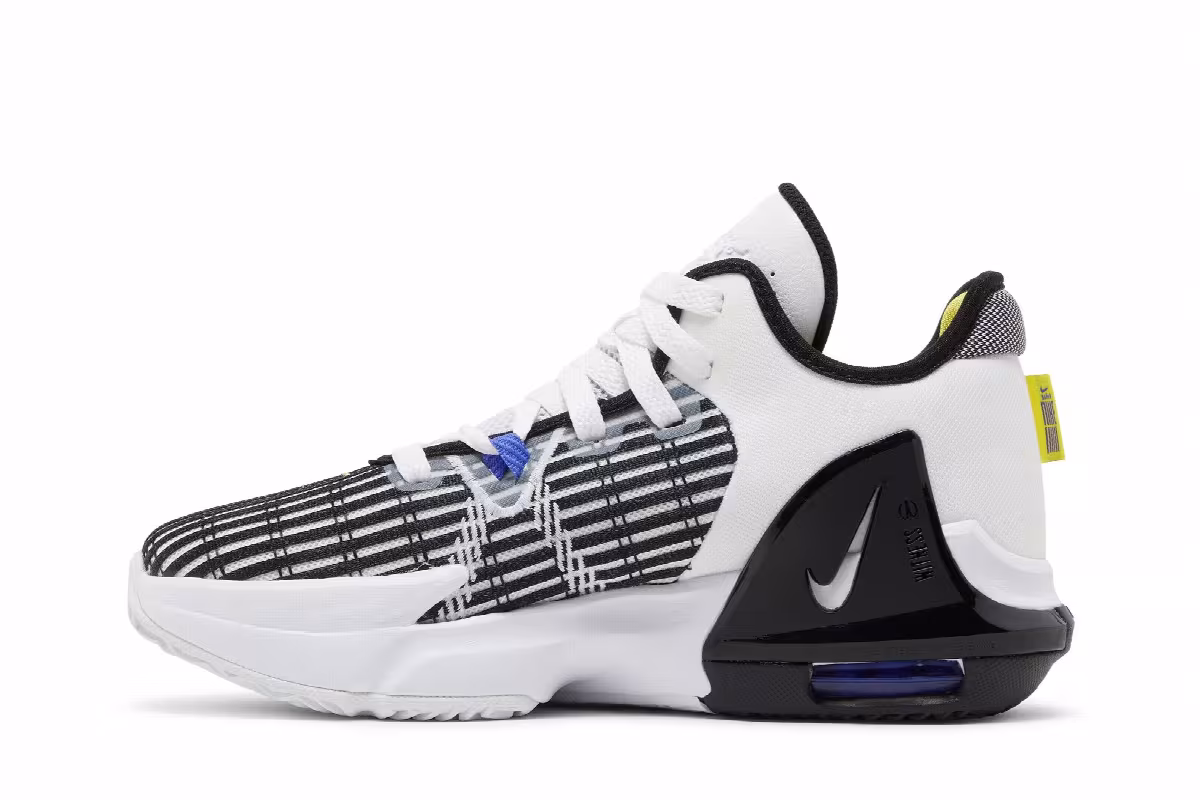 Nike LeBron Witness 6 GS White Persian Violet, view 4