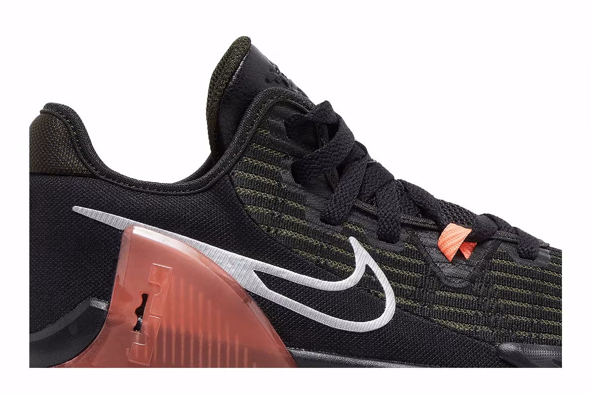Nike LeBron Witness 6 GS Black Crimson Pulse, view 3