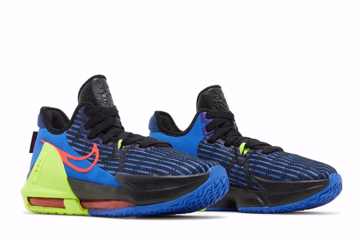 Nike LeBron Witness 6 GS Hyper Royal Bright Crimson, view 9