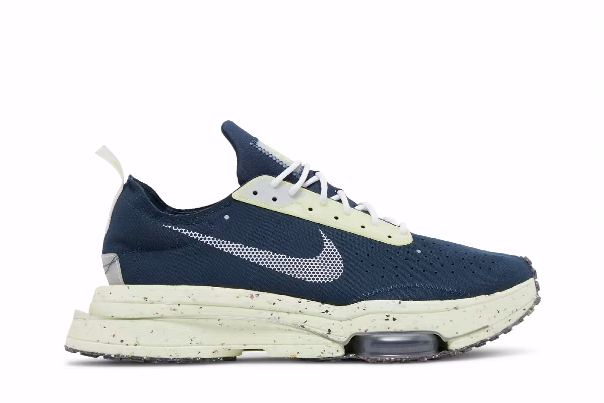 Nike Air Zoom-Type Crater Armory Navy Lime Ice, view 2