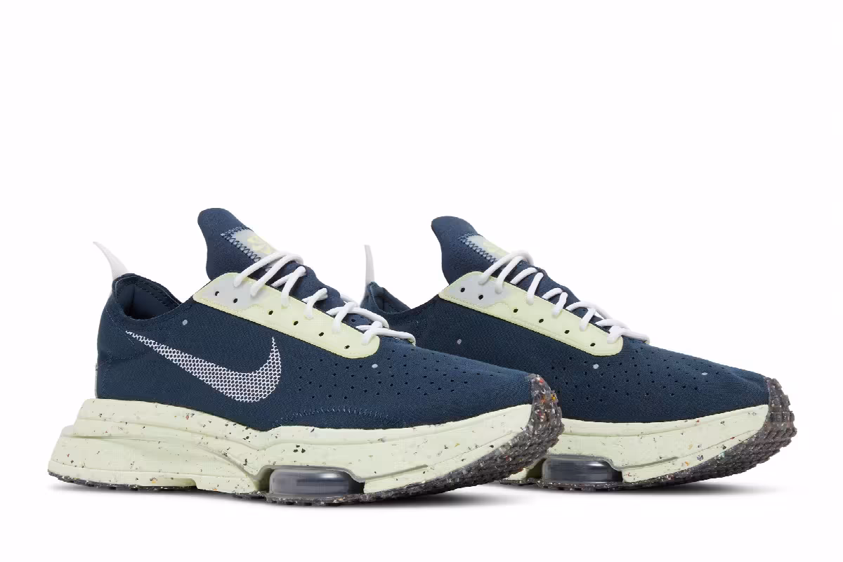 Nike Air Zoom-Type Crater Armory Navy Lime Ice, view 9