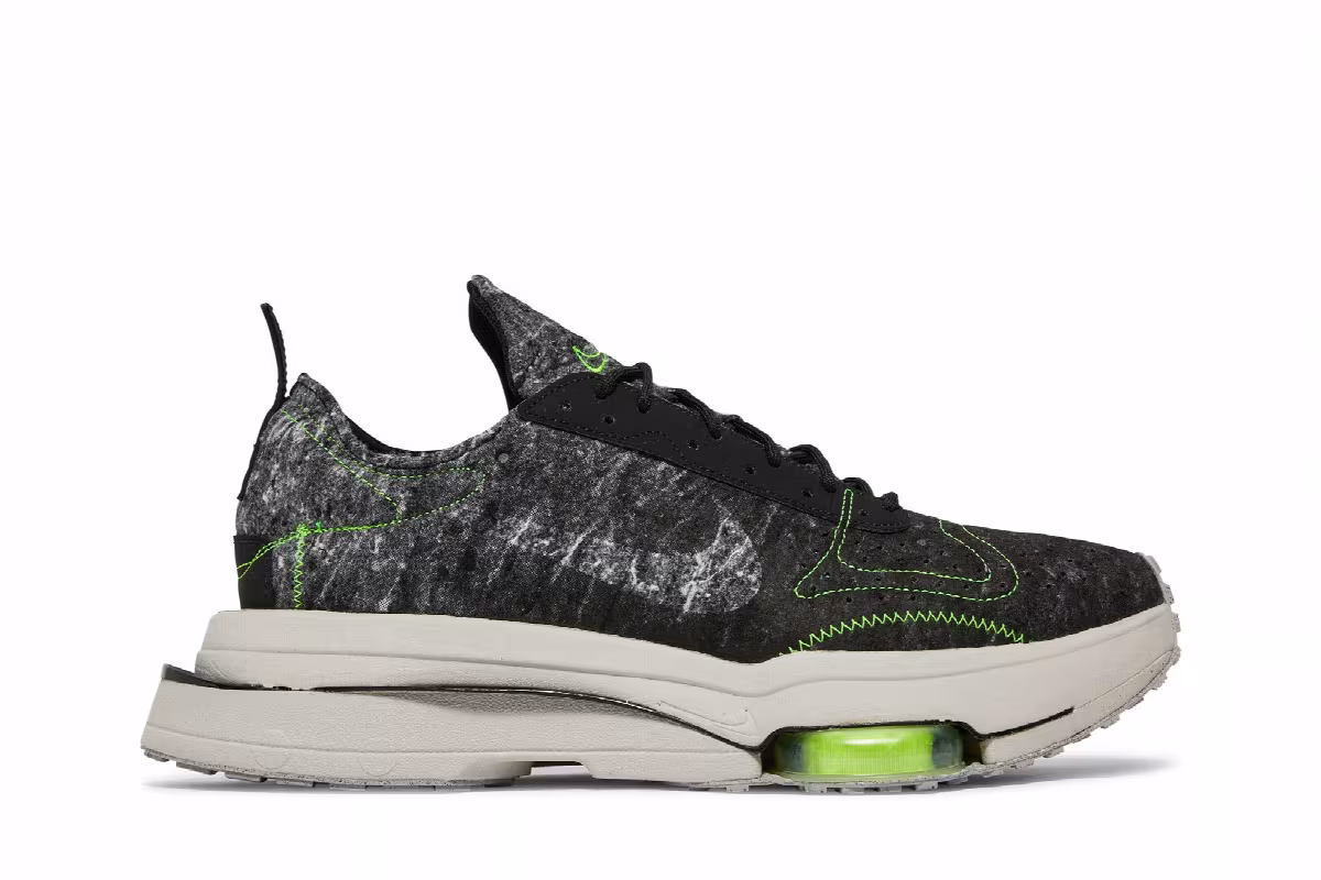 Nike Air Zoom-Type M2Z2 Recycled Wool Pack - Black Electric Green, view 2