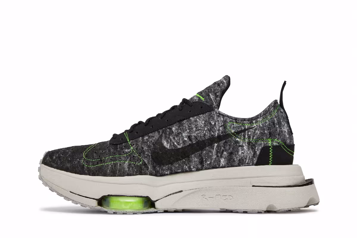 Nike Air Zoom-Type M2Z2 Recycled Wool Pack - Black Electric Green, view 4